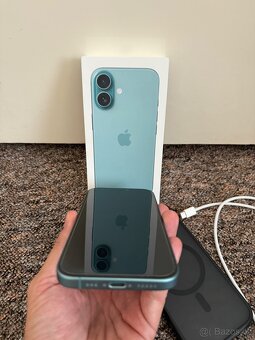 Apple iPhone 16 128gb Teal. 23 mesice zaruka Alza+obal. - 2
