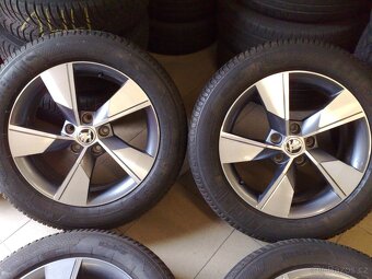 alu kola skoda 5x112 r17 original škoda 215/55/17 - 2