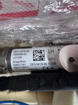 Jaguar XE stropní airbagy 2015 - 2