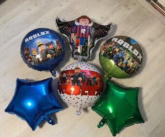Velká číslice a Roblox balónky - 2
