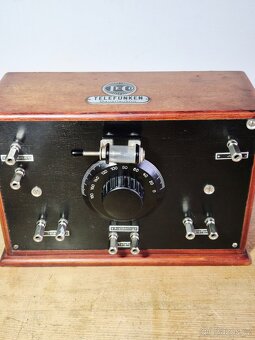 Starožitná rádio krystalka Telefunken TeCo, 1926 - 2