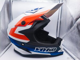 Motokrosová helma na motorku. Vel. 2XL. Nová - 2