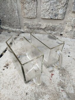 Skleněné dózy 8ks - 2