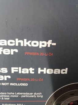 Parkside aku úhlová bruska - 2