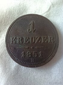 1 Kreuzer 1851 B - 2