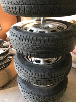 prodám sadu letních gum rozměr 165/70 R13 - 2