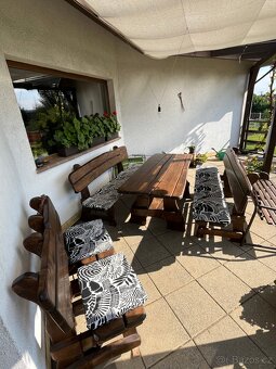 Prodám zahradní nábytek masív tvrdé dřevo - 2