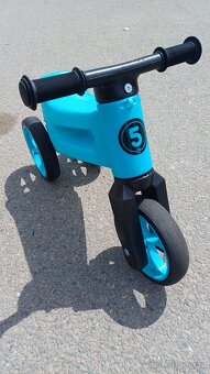 Odrážedlo FUNNY WHEELS Rider Sport 2v1 modré s tichými koly - 2