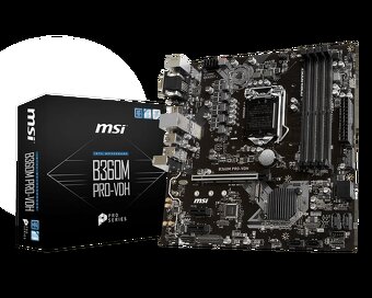 ✅ i5-8500 + MSI B360M PRO-VDH – 6jádro set, plně funkční - 2