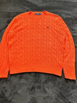 Oranžový pánský svetr Polo Ralph Lauren - 2