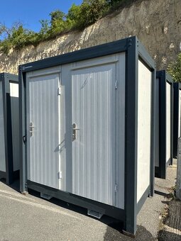 Sanitární buňka 2 kabiny WC s umyvadlem 220x120cm, NOVÝ - 2