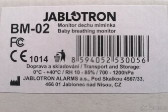 Monitor dechu Nanny BM-02 Jablotron - 2