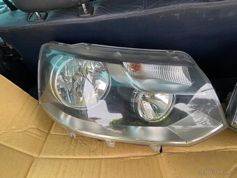 Přední světla Volkswagen t5.1 facelift chrom - 2