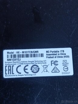 Externí disk 1TB HDD - 2