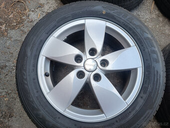 Fluence Scenic Megane - alu 6,5x16 et47 + letní 205/60/16 - 2