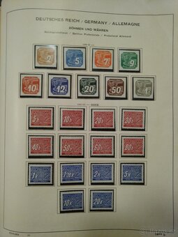 Postovni znamky z roku 1939, 40,41, 42,43. - 2