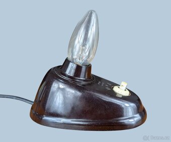 Funkcionalistická bakelitová lampička - Elektrosvit - 2