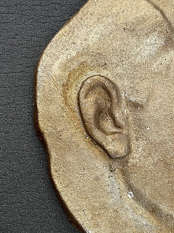 V. I. Lenin Kovová retro plastika na zavěšení 20 cm - 2