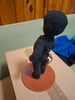 Starožitná celuloidová panenka kominíček - 2