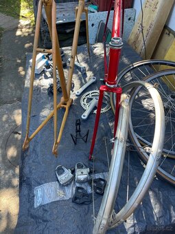 Rám kola pedály měnič kliky osa brzdy - 2