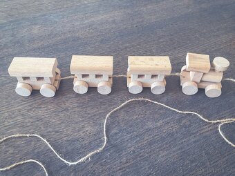Dřevěná hračka - vlak - 2