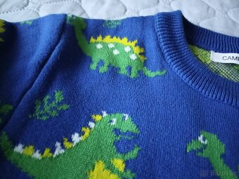 Dětský Dino svetr top stav, vel.128 - 2