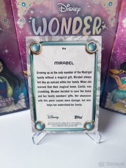 Sběratelské karty Disney Wonder 2025 - 2