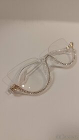 Nové dámské brýle, brýlové obruby s kamínky - 2