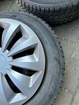 5x100 R15 alu Škoda Fabia 3 originál VW zimní - 2