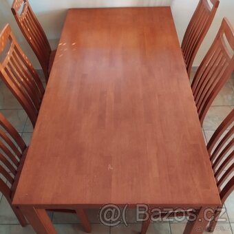 set jídelní stůl se židlemi 180 x 90 - 2