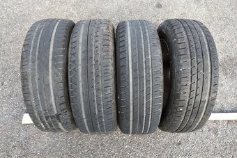 5x100 Alu kola 15 letní pneu 195/65/15 sada obutých kol - 2