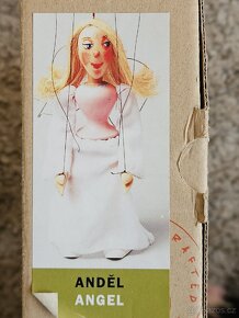 DYI Marioneta, loutka - anděl - 2