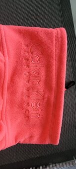 Dámská neon růžová mikina Calvin Klein vel. L - 2
