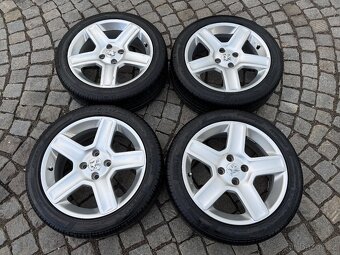 Alu Peugeot 4x108 r17 letni pneu 205/50 r17 - 2