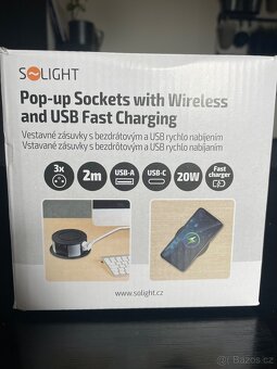 Vestavná zásuvka Solight/ zásuvkový blok - 2