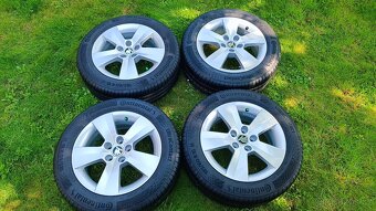 Alu Škoda Fabia 3, 5x100 R15 s pneu 185/60 R15, DOT 0724 - 2