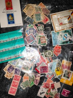 Krabice se známky, Album,katalog,scart, - 2