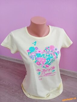 DÁMSKÉ TRIČKO S KVĚTY - vel.M/L / zn.Leuro - 2