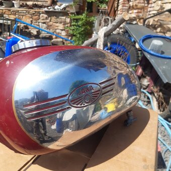 Jawa 250 panelka Nádrž patinovka - 2