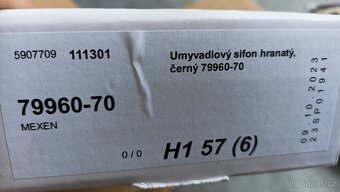 Umyvadlový čtvercový sifon Zn. Mexen N.O.V.Ý - 2