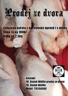 Chlazená drůbež, domácí chov - 2