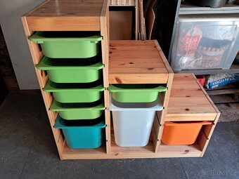 Ikea úložná sestava Trofast schody borovice - 2