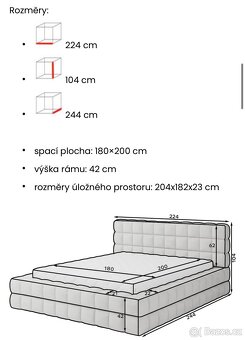Postel Dizzle (180) - Černý jemný semiš - 2