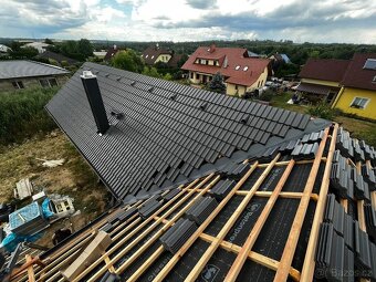 Střešní krytina - Betonpres Exclusiv, Břidlicově černá - 2