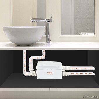 Přečerpávací stanice 350W, s drtičem - 2