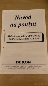 Aktívní subwoofer SUB 350A - 2