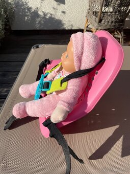 Baby born měkká + sedačka na kolo - 2