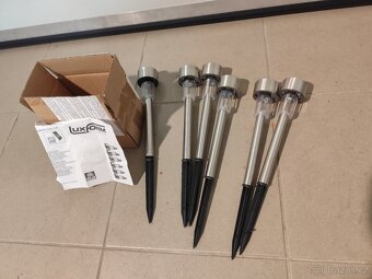 Solární světla lampičky na zahradu 6 ks. - 2