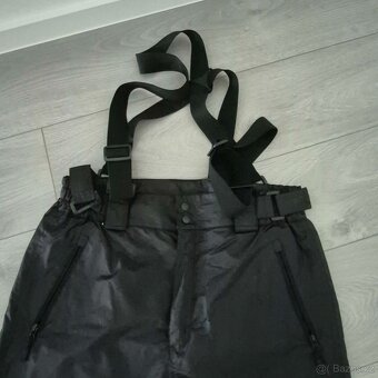 Pánské černé lyžařské kalhoty (oteplováky) LOAP XL - 2