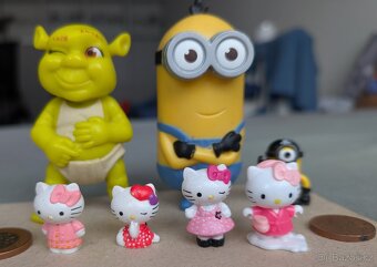 Figurky mimoni, Shrek, hello Kitty - 2